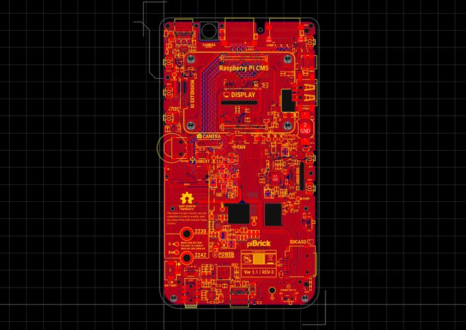 JLCPCB_Japan's tweet photo. 📱Raspberry Pi CM5搭載のスマートフォンサイズハンドヘルドPC（Ahmad Amarullah作）
1. 3.92インチAMOLEDタッチディスプレイ
2. QWERTYキーボード+BBQ20トラックパッド
EasyEDA Proで設計、JLCPCBで製造
🔗Project: https://t.co/tlF92yj8mf
#EasyEDA #JLCPCB #OSHWLab #オープンソースハードウェア https://t.co/oVYI9Soqwa