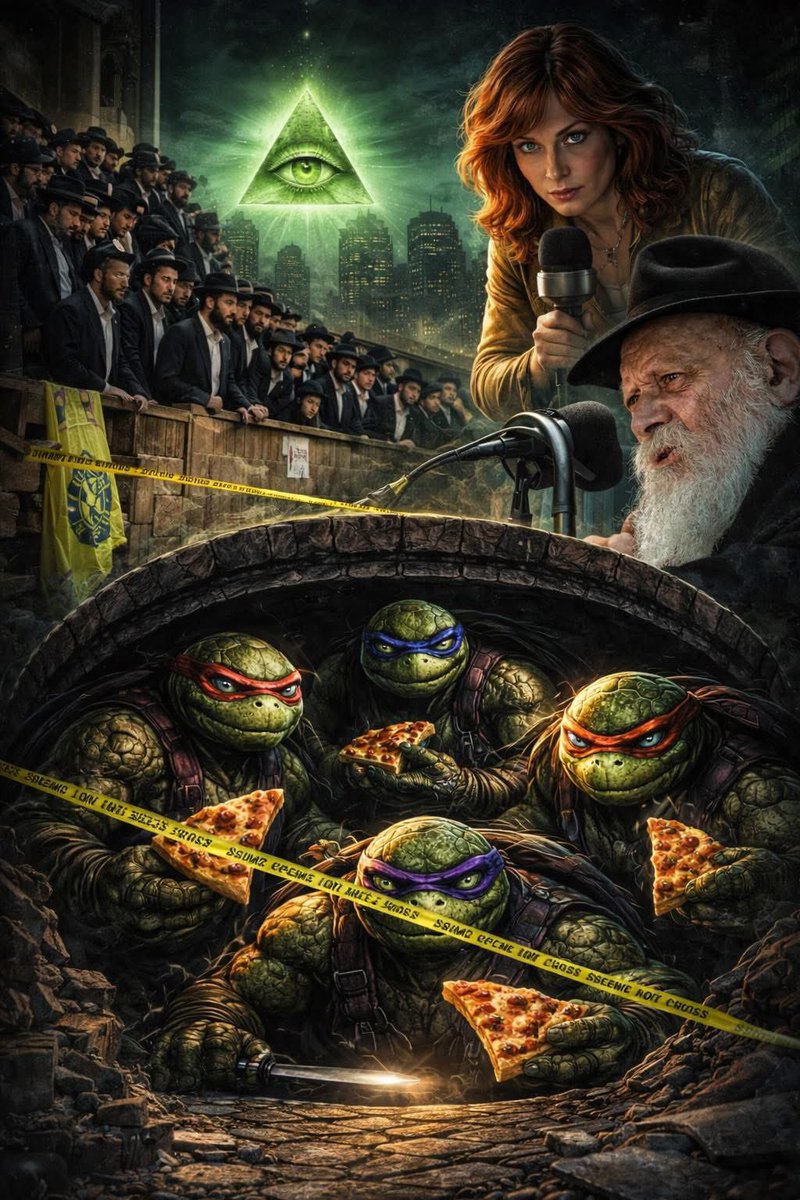 You ever notice how they condition us through cartoons?

Not the obvious stuff.
The symbolic stuff.

Take one of the biggest “kid shows” of all time — Teenage Mutant Ninja Turtles.**

Reptiles.
Living underground.
Operating in tunnels beneath a major city.
Hidden from the surface