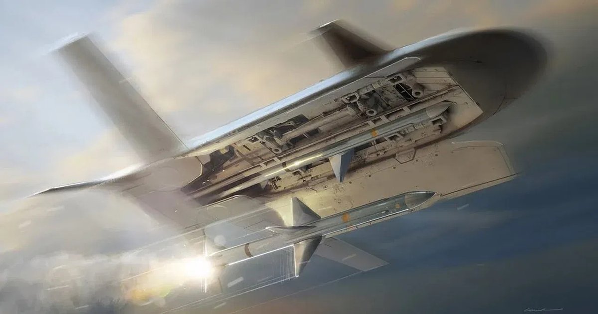 businessamnl's tweet image. DARPA onthult nieuwe illustraties van onbemand gevechtsvliegtuig X-68A LongShot businessam.be/darpa-onthult-… #DARPA #LongShot #onbemand #drone #gevechtsvliegtuig