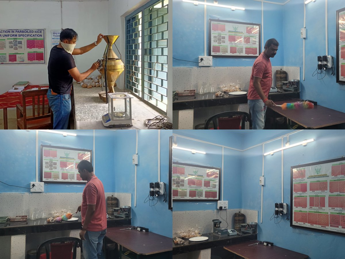 Special cleaning of QC lab on 23.02.26 at FSD Raiganj &amp; Buniadpur under swachhata Pakhwada 2026