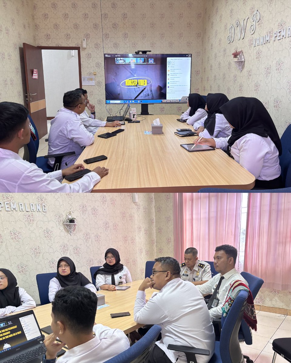 imigrasipml's tweet photo. Humas Kantor Imigrasi Kelas I Non TPI Pemalang mengikuti kegiatan BLEWAH (Belajar Bareng Humas) yang dilaksanakan secara daring melalui Zoom. https://t.co/u8Uff8Qu1P