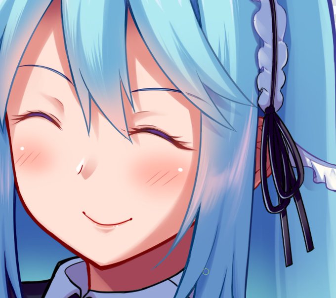 一番最後の作業、 線画の色トレス作業 めんどいんでだけどやるとやらないとでは結構変わるのでやる 