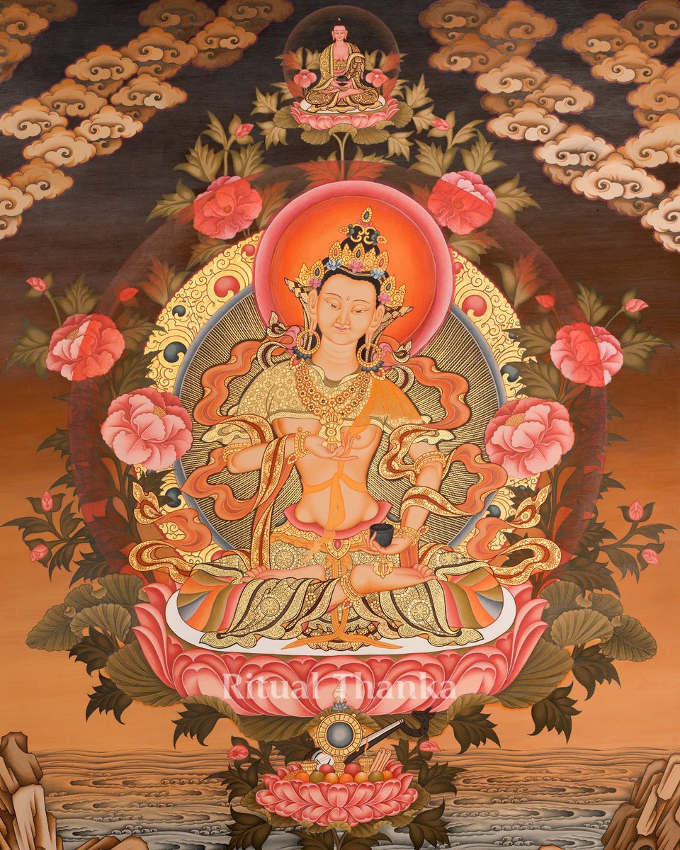 Ritualthanka's tweet photo. ✨ Vajrasattva (Dorje Sempa) Thangka ✨

Invite purity, healing &amp; spiritual clarity into your space with this hand-painted sacred art—perfect for meditation or altar display. 🙏

SKU: 1271

[ritualthanka, vajrasattva thangka, dorje sempa thangka, hand-painted buddhist thangka] https://t.co/diqMFmRlKW