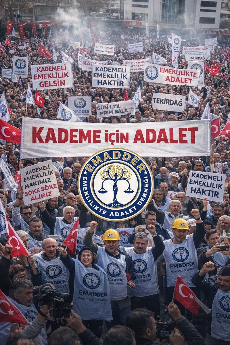 Eşitlik ilkesi,
Herkesin adil ve eşit şartlarda değerlendirilmesi gerekir. Emeklilik sisteminde de herkesin aynı koşullarda emekli olabilmesi için eşitlik ilkesinin uygulanması önemlidir. EMADDER'in talebi de bu doğrultuda, öncesi ve sonrası ayrımcalık olmaz.

#KademeKesinÇözüm