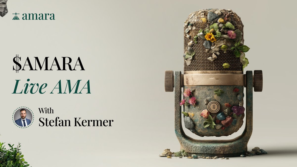 AmaraeXchange's tweet photo. Join us on Telegram for a live $AMARA Community AMA.

📅 February 25th
⏰ 2:30 PM EST

We’ll be joined by our advisor, Dr. Stefan Kermer, to discuss what’s next for $AMARA and the direction ahead.

A strategic discussion on positioning and execution.

See you there.

👉 https://t.co/w6KjeGjtap