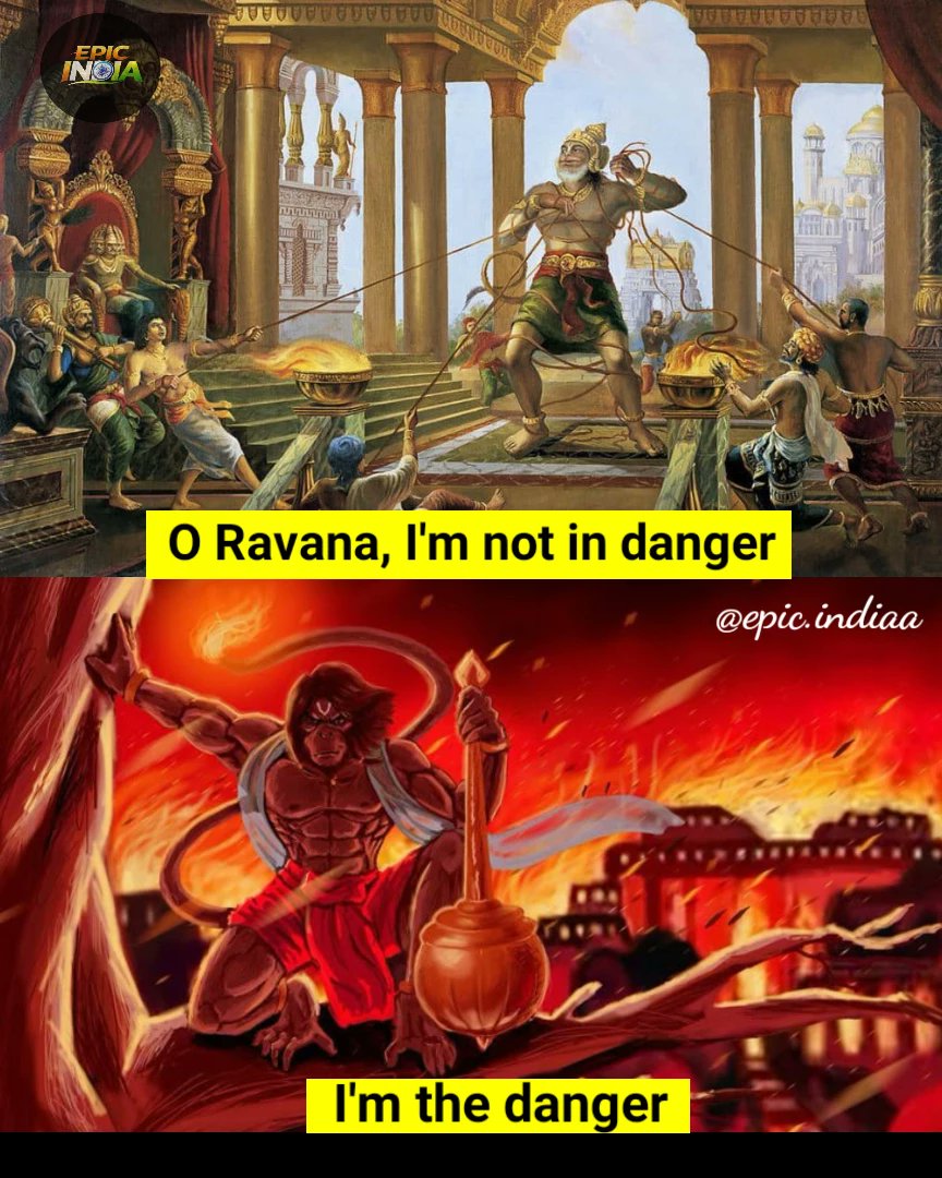 Where Bajrangbali stands, courage rises naturally.