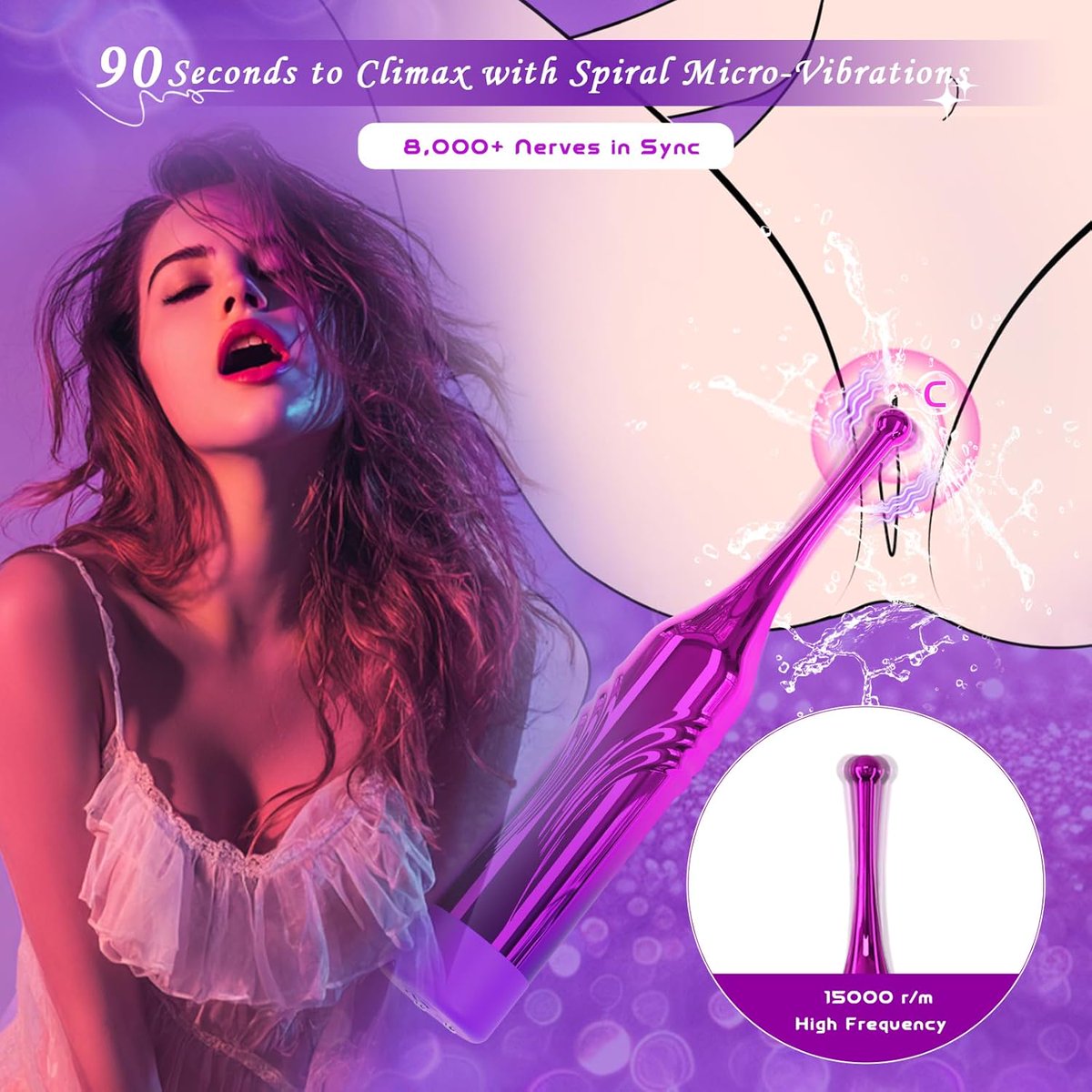 user2279400's tweet photo. 8,000+ nerves. 15,000 r/min. 90 seconds ⏳
High-frequency spiral vibes in a tiny bullet 🔥
#BulletVibrator #HighFrequency #PleasureTech https://t.co/8LShaayHpi