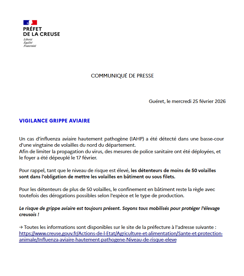 Préfet de la Creuse tweet media