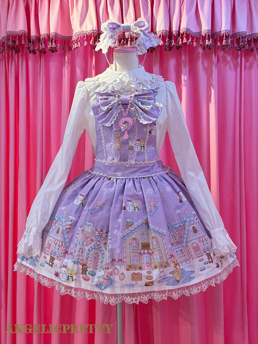 Angelic Pretty Winter Toysサロペット バッグ セット Winter Toys