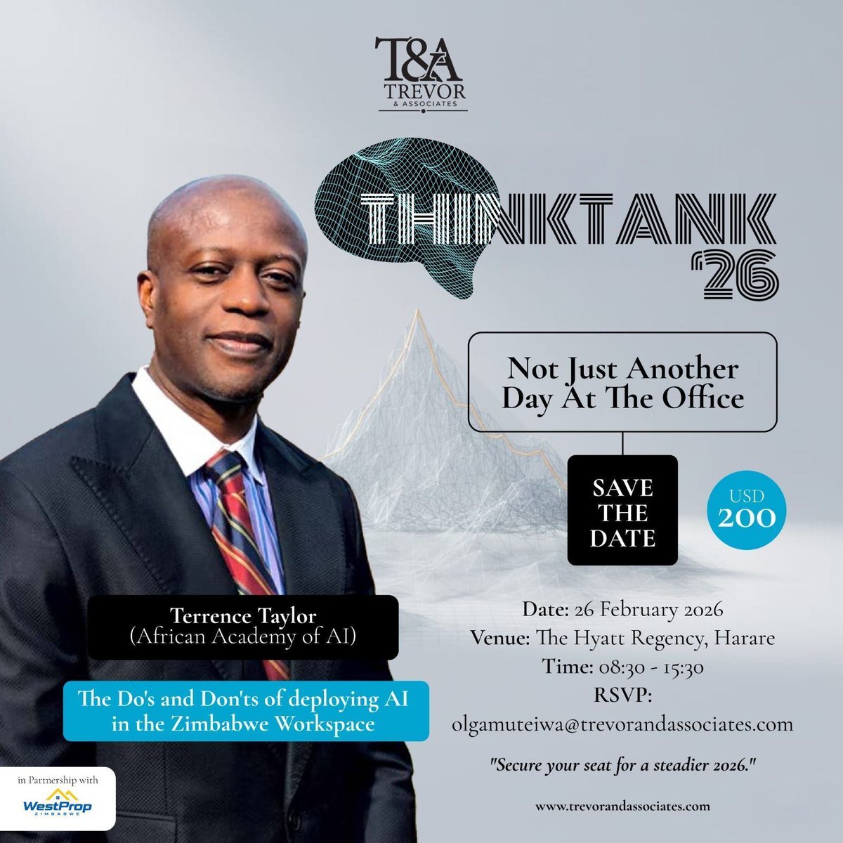 TrevorAssoc's tweet photo. AI is already in the workplace.

The question is whether you are using it effectively.

Terrence Taylor focuses on practical implementation, not speculation. 

Last Chance to Register: https://t.co/U8AhXA1kMi https://t.co/iJT2kp9FR3
