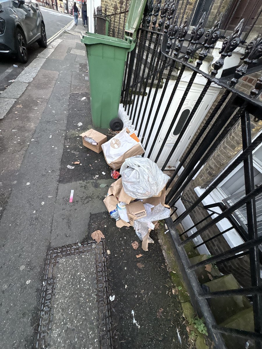 24 February 2026 - Tuesday 
The streets near the Pullens Gardens are also filled with trash. How is this even possible??  At Occupation Road yesterday and still this morning. Their trash stays like that for days! <a href="/Southwark_News/">Southwark News</a> <a href="/lb_southwark/">Southwark Council</a>