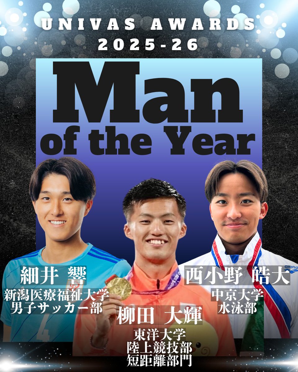 ✨『UNIVAS AWARDS 2025-26』✨ 📣優秀賞受賞者をご紹介します