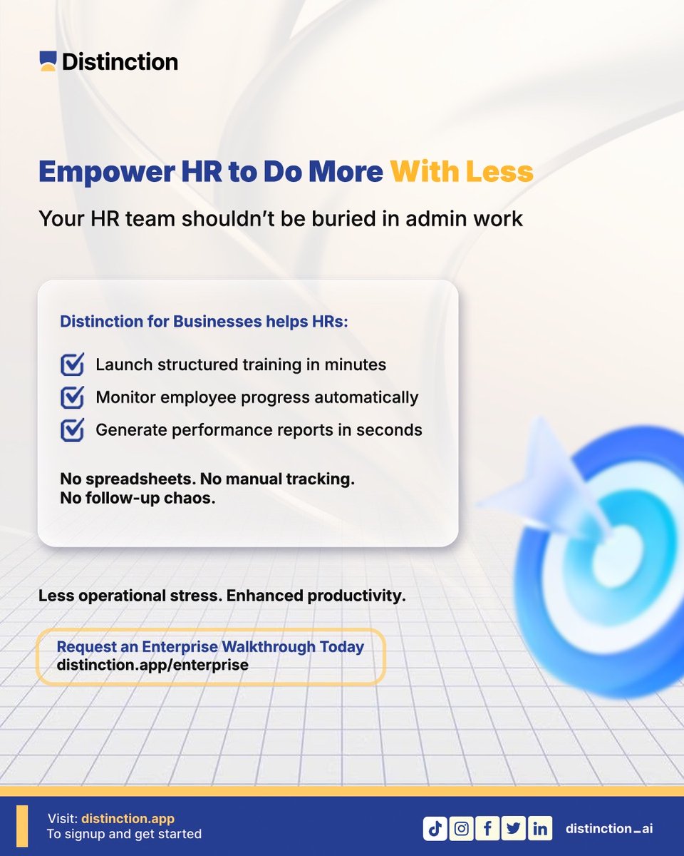 Distinction AI tweet media