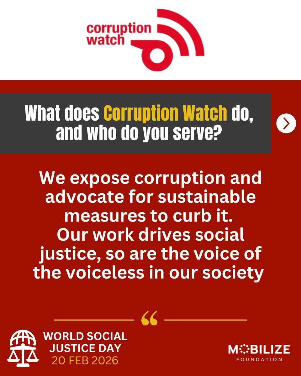 Corruption Watch tweet media