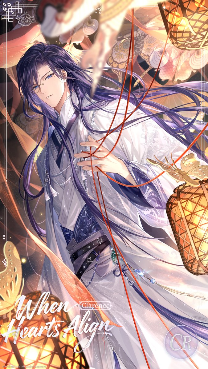 #BoundbyFatesString

🎋 Clarence CR - When Hearts Align 🎋
"What are you hiding... with such a clumsy cover-up?"

From March 2 to March 15, the [Bound By Fate's String] event will be available. Participate to obtain Clarence CR [When Hearts Align], a dynamic Illustra featuring