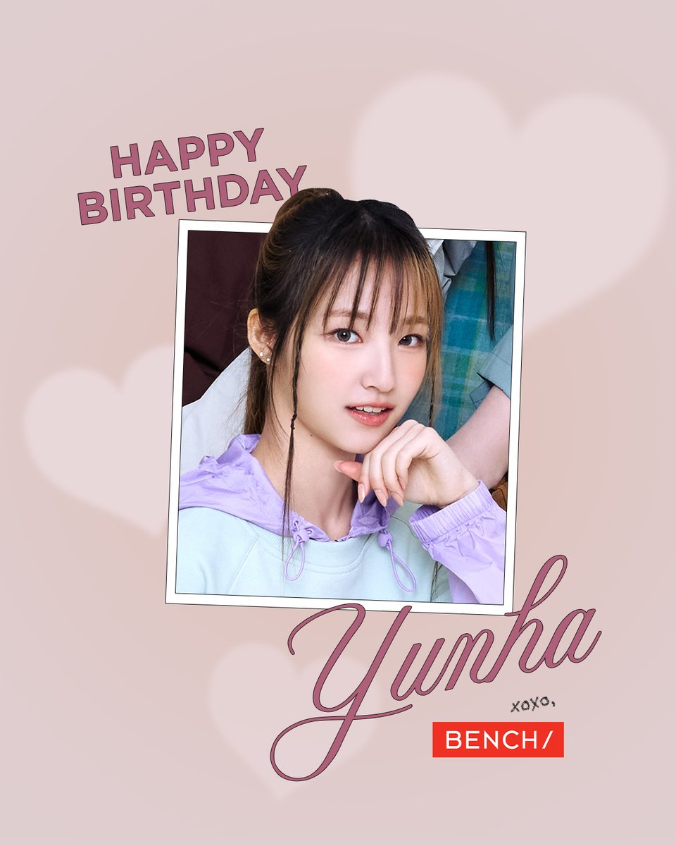 Happy Birthday, Yunha! 💫  Sweet, talented, and glowing with potential. Wishing you a year filled with joy and unforgettable memories. 

Send your greetings below! 💬👇

#BENCHxUNIS #GlobalBENCHSetter