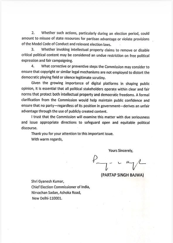 Partap Singh Bajwa tweet media