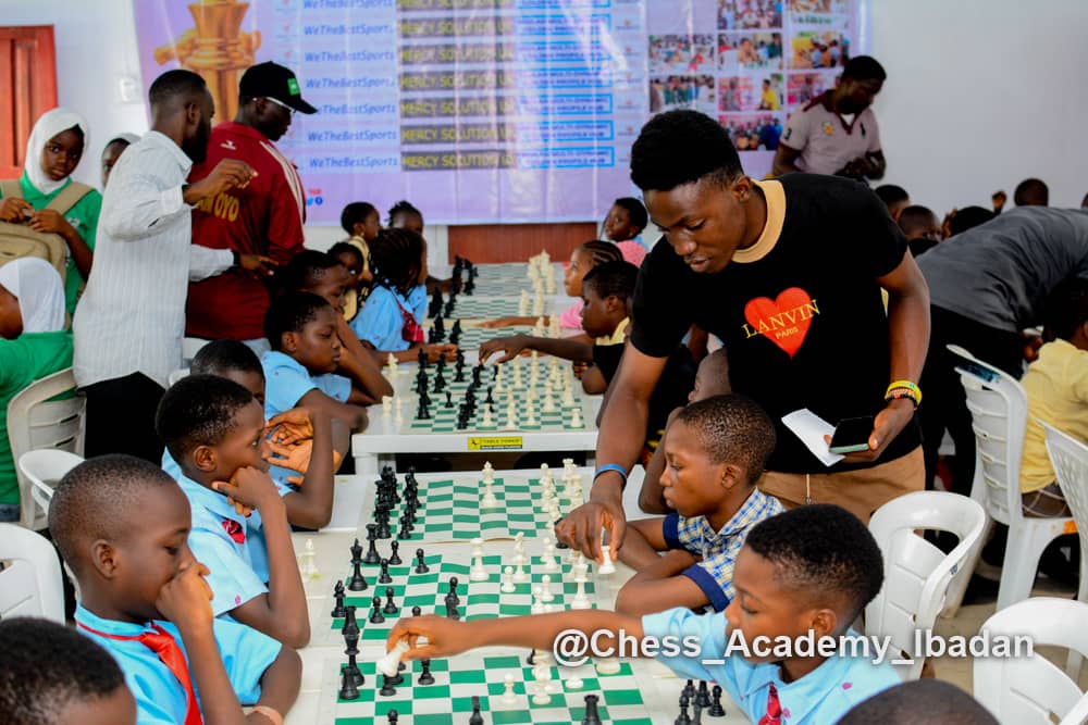 IbadanChess's tweet photo. The 2nd edition of the schools4chess tournament featured 120 students from 20 schools in Oyo and 3 schools in Ogun State. The 3rd edition, on May 27th, 2026, is expected to have 200 students. We are open to sponsors and partners. chessacademyibadan@gmail.com 08081875466 #schools https://t.co/dZNuzbWyaC
