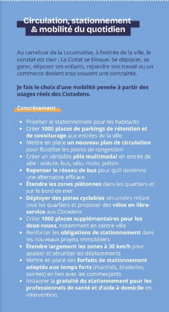 LCiotadens's tweet photo. Ils n’ont rien fait, nous allons agir !
Extrait du programme de la liste "Cap sur le bon sens" @AvecDSalenc et @LionelGiusti 

#Municipales2026 à La Ciotat https://t.co/lSFa8NyX0X