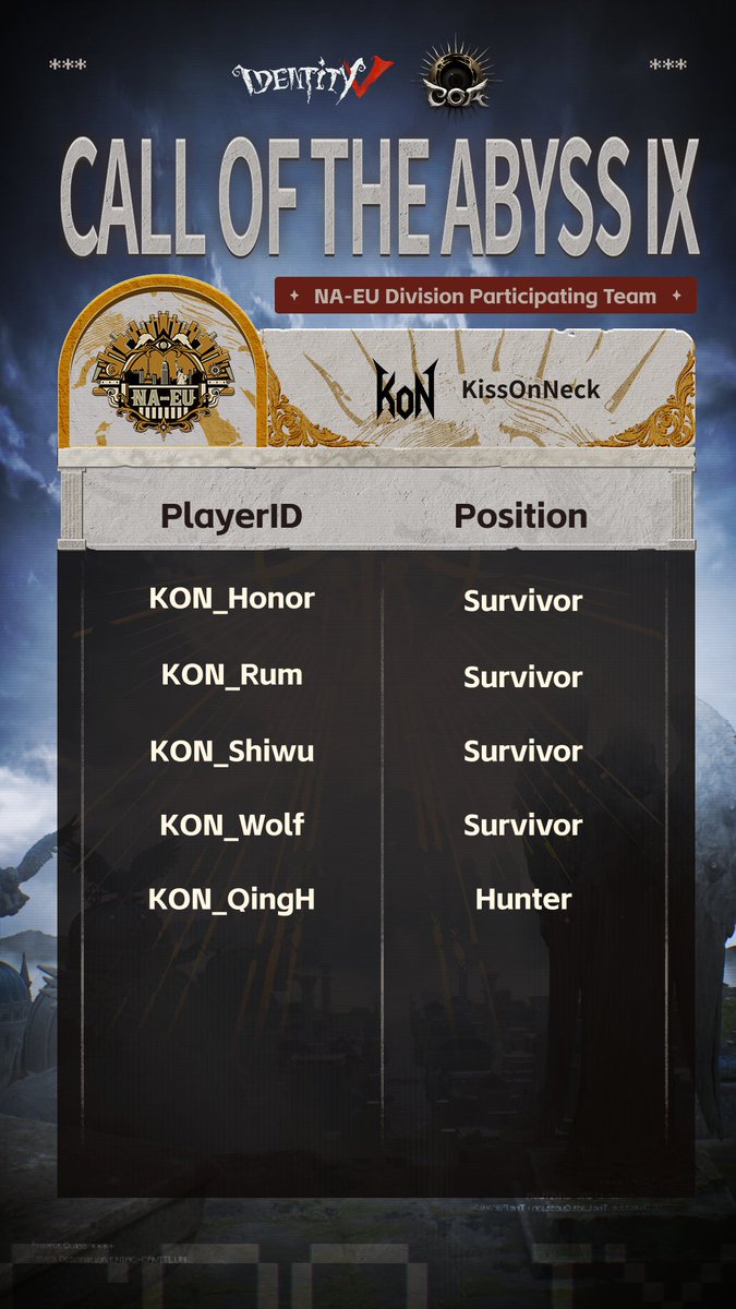 GameIdentityV's tweet photo. https://t.co/r0WmeaJu41