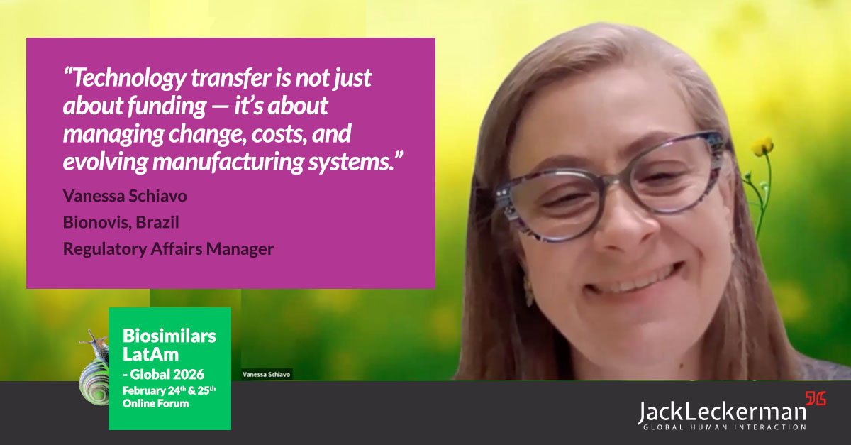 LIVE at #BiosimilarsLatAm:
Vanessa Schiavo (<a href="/bionovis_br/">Bionovis S.A.</a>) on PDP challenges:
• Tech transfer timelines
• Managing evolving manufacturing methods
• Cost pressures
• Public bottlenecks
Goal: National autonomy in biologics production.
Final block still ahead today.
#Biosimilars