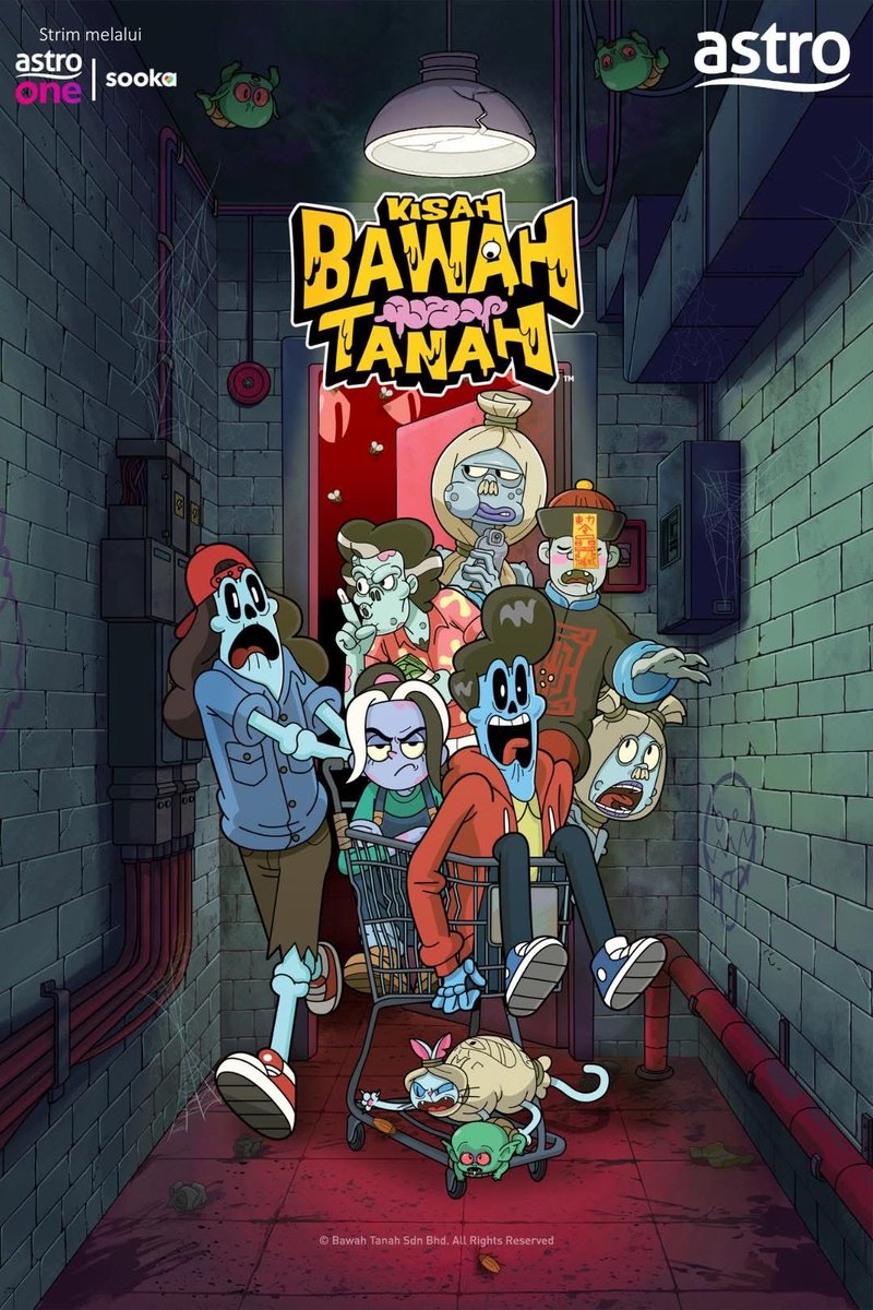 Left: 2018 - One of my first concept arts. Sina was 2 yo. Now he’s in Tahun 4. He said he’s been waiting to watch this series his WHOLE life, which is accurate. 😝

🔥KISAH BAWAH TANAH🔥
👻9 March 2026
👻 Isnin &amp; Selasa
👻 7 pm
👻 Astro Prima | One | Sooka