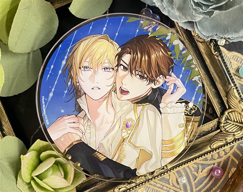 コミコミスタジオ様では有償特典でアクリルコースターをつけて