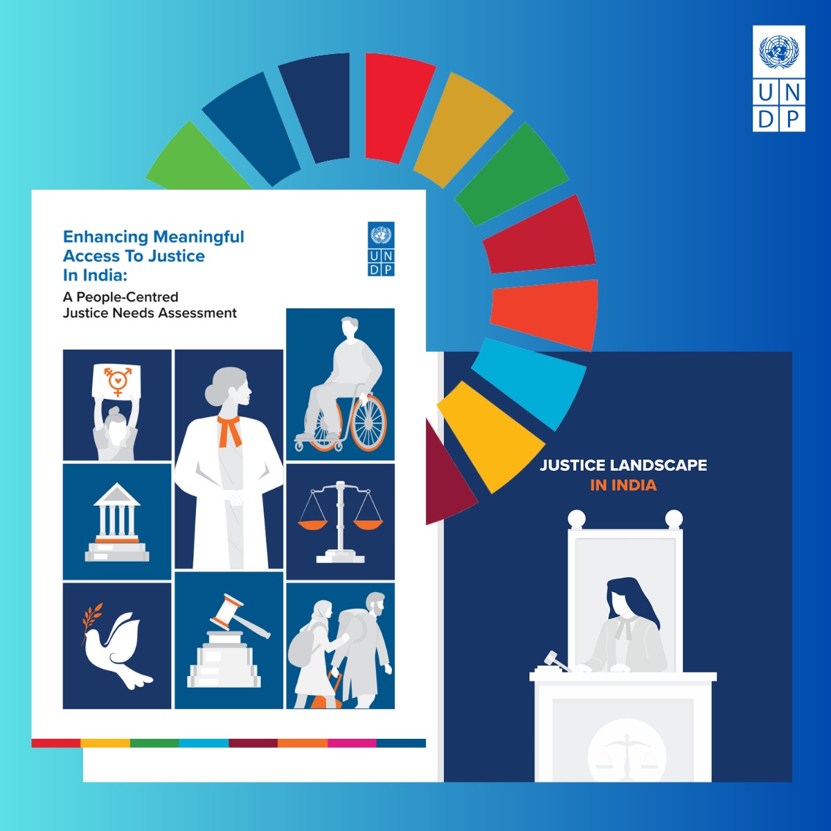 UNDP_India's tweet image. 📕⚖️ New report | Access to Justice in India

@UNDP_India has released 'Enhancing Meaningful Access to Justice in India: A People-Centred Justice Needs Assessment'

Grounded in #LeaveNoOneBehind, this nationwide study centres the lived experiences of marginalized communities at