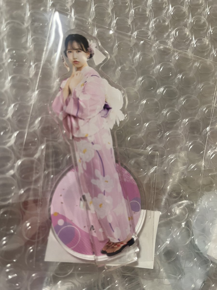 待ちに待った浴衣すきくじがやっと届いた！！！！！このアクスタかれん