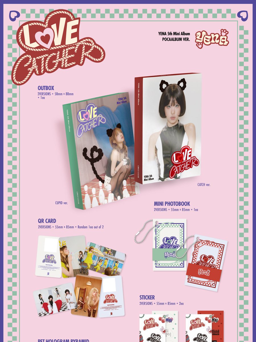 keypopan's tweet photo. POB POCA:
1/3 PC (Yensongi ver)

🚫CLOSE: 9 Maret 2026 pukul 22.00
💸FP/DP via BCA/QRIS/SPAY
🏠Bandung

‼️
- Harga bisa berubah, tergantung berat album

FORM ORDER:
https://t.co/tnvOXB7Qsy

Detail album (pic di bawah)

—

WTS CHOI YENA 5th MINI ALBUM LOVE CATCHER 예나 최예나 https://t.co/CMIU6mIl5I