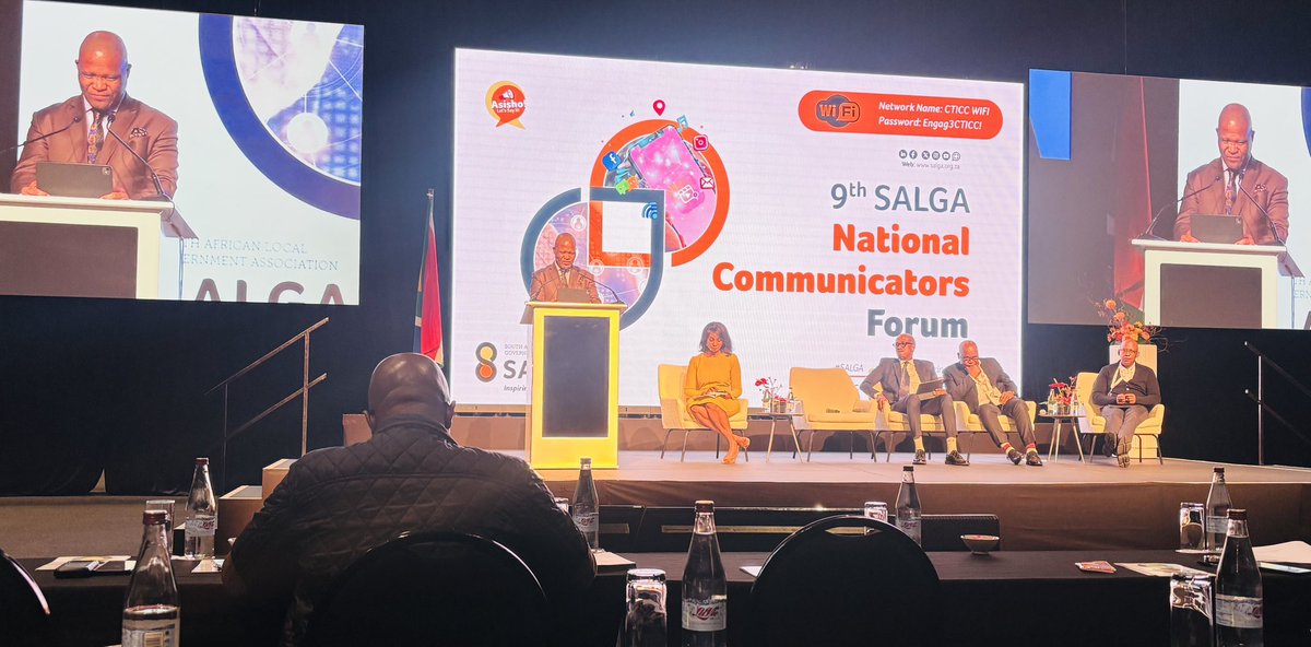 Simphi_P's tweet photo. Theme: Elevate-Reclaiming Trust, Credibility and Citizen Connection in Local Government Communication.
#SALGA #NCF9 #InspiringServiceDelivery https://t.co/8SQIQQtZuH