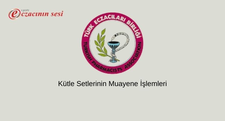 eczacinin_sesi's tweet image. Eczanelerde Kullanılan Kütle Setlerinin Muayene İşlemleri Hakkında Duyuru:
eczacininsesi.com/haber/kutle-se…

_
#Eczacı #EczacıVarsaSağlıkVar #Eczane #İlaç