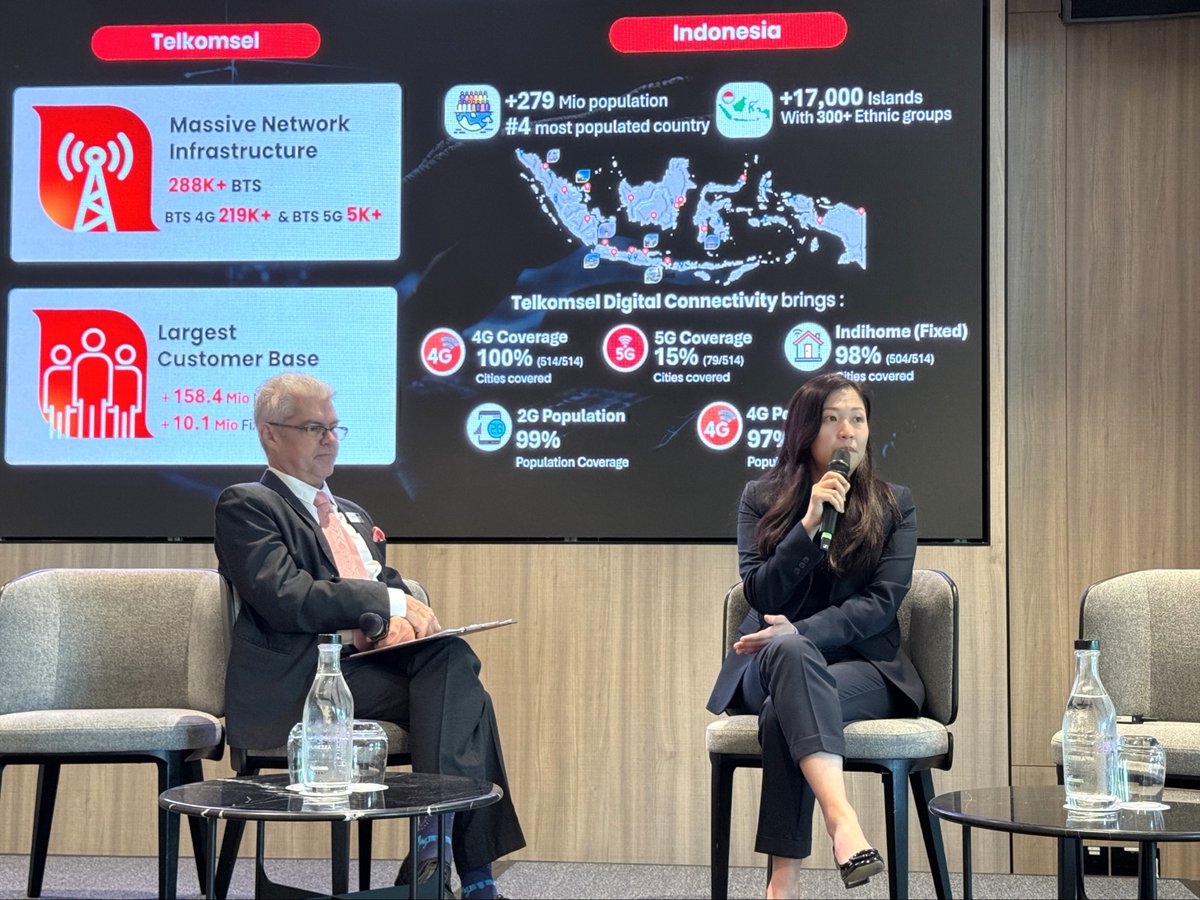 Joyce Shia, Chief Information Officer of Telkomsel, leads a C-level Fireside Chat on Indonesia’s most trusted AI-powered digital telco, exploring emerging trends and strategic innovation.

#AsianTelecomSummit2026