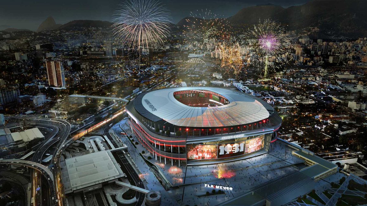 estadiosdb's tweet photo. 😯🇧🇷El nuevo estadio del Flamengo estará listo… dentro de 10 años

🏟️¿Un nuevo estadio para el Flamengo en Río de Janeiro? Sí, pero no antes de 2036. Y ni siquiera esa fecha es definitiva....

🔗https://t.co/AXO9WdNsUs https://t.co/lBMEY5f0YE