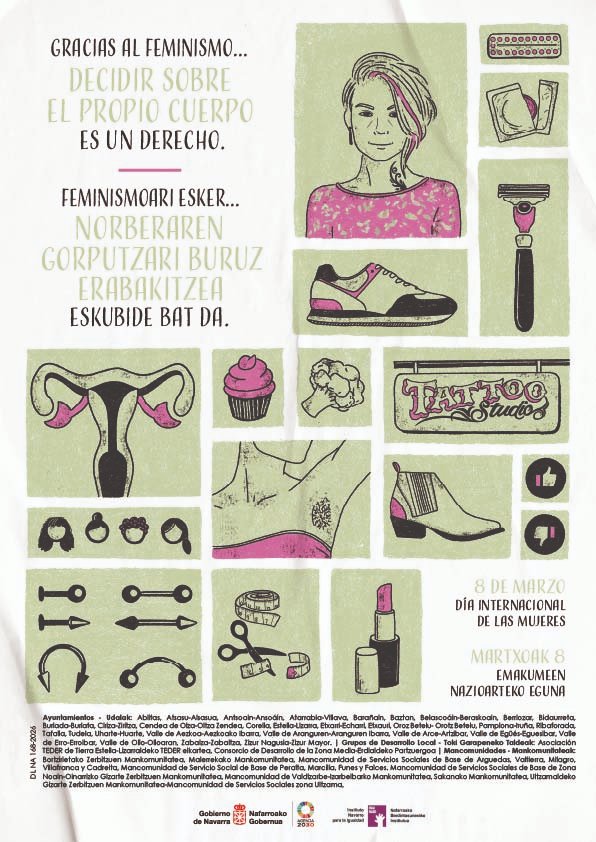 korellakoerbia's tweet image. 🟣✊Gracias al feminismo... hoy podemos ser, estar, decir y decidir.
📅♀ 8 de Marzo: Día Internacional de las Mujeres
#8Marzo #Igualdad #Corella #Navarra