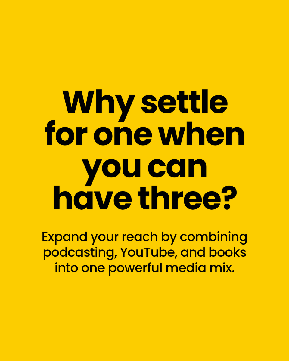 audioandco's tweet photo. YouTube amplifies your podcast and book. Turn your expertise into a media trio that reaches every audience. Join our newsletter for more tips. #audioandco #youtube #doneforyouservices #visibility #marketing #YouTube #youtubechannellaunch #publishing #bookformat #amazonpublishing https://t.co/ZhtP9P4syZ