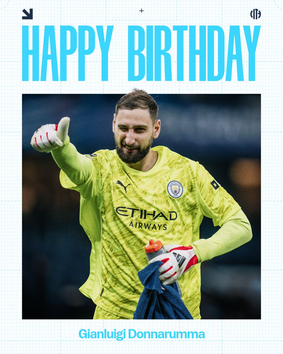 Wishing <a href="/donnarumma/">GIANLUIGI DONNARUMMA</a> a very Happy Birthday! 🥳🩵