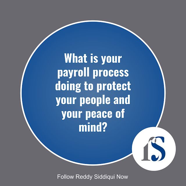 What is your payroll process doing to protect your people and your peace of mind? Reddy Siddiqui LLP keeps pay accurate and timely. Let us look after payroll so you can focus on your team 😊 #PayrollCare
👉🏻buff.ly/dBzP8ed