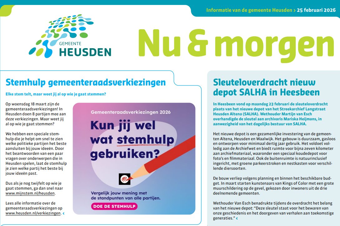 gemeente Heusden tweet media