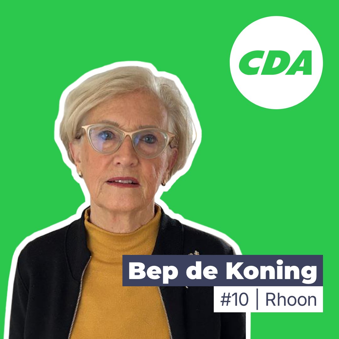 Met trots presenteert het CDA Albrandswaard de kandidaten 13 t/m 10

#13 Louis van de Ven
#12 Huib van Dijk
#11 Sandra Hek
#10 Bep de Koning

Voor meer informatie verwijzen wij u naar: cda.nl/zuid-holland/a…