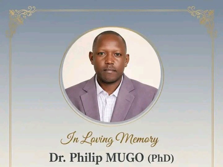My lecturer, Dr. Mugo went to a better place following a road accident. I reminisce how he humbly created time to find my exam booklet.

So happy was he,when we found it. He listed a few universities to avoid when enrolling for Masters. I will remember him for this.