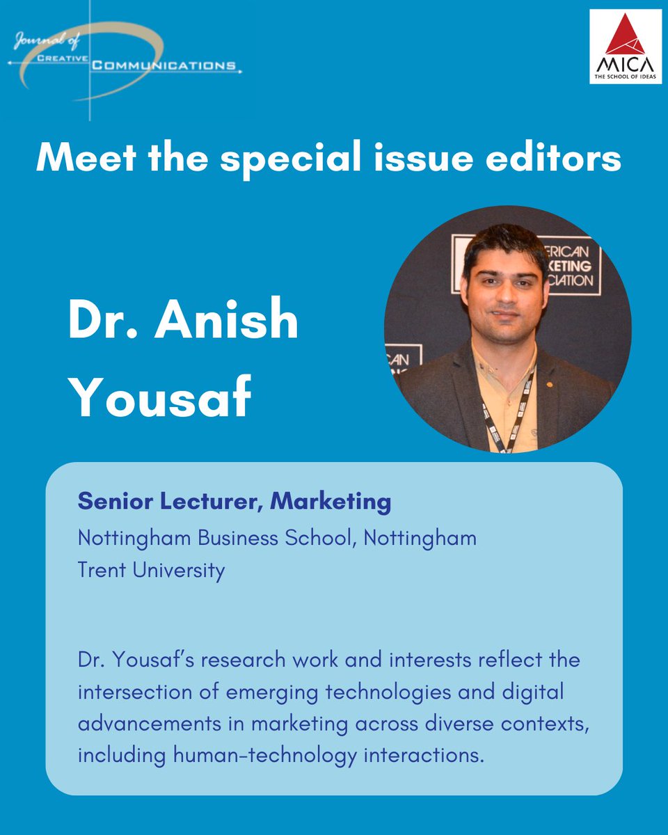 JOCC: Journal of Creative Communications (CRC) tweet media