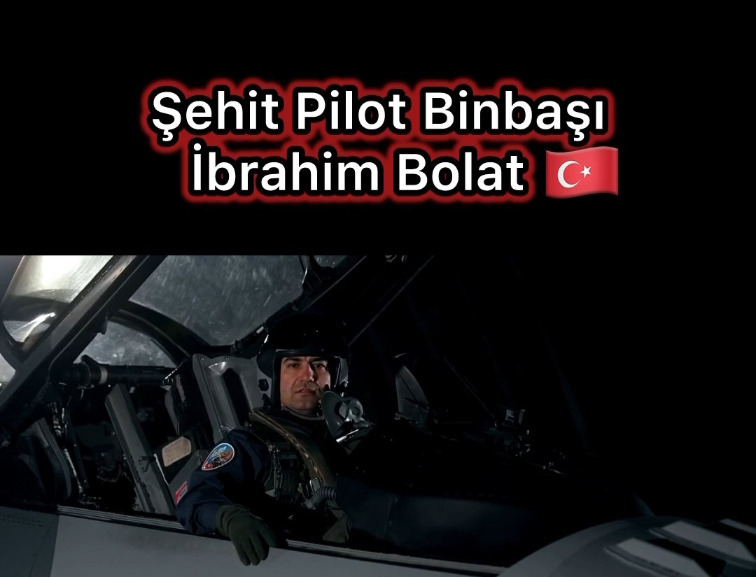 Balıkesirde düşen F-16 pilotumuz Bnb İbrahim BOLAT'a Allahtan rahmet ailesi ve sevenlererine başsağlığı dilerim.
Ruhu şad olsun🇹🇷🥀