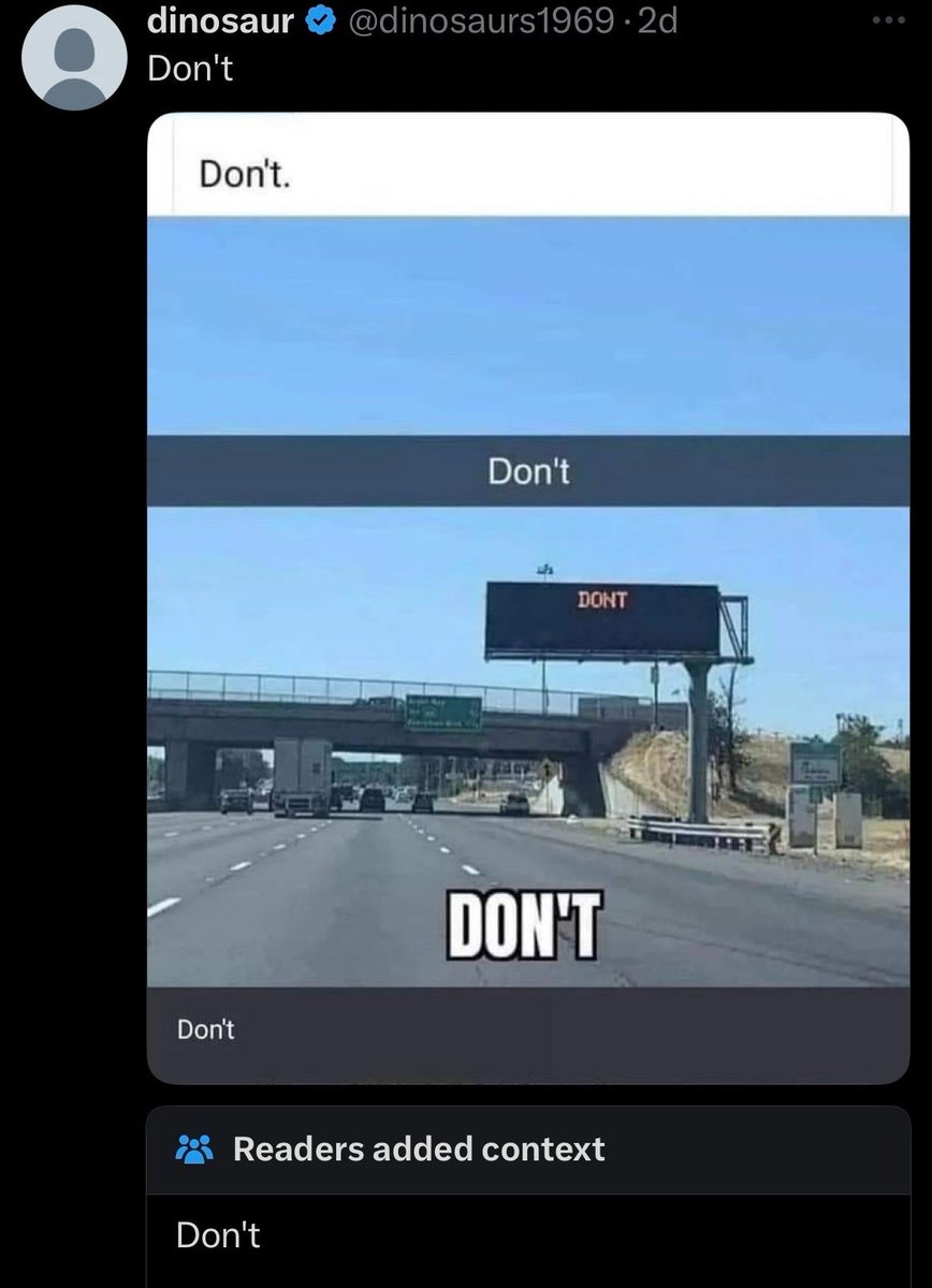 Don't