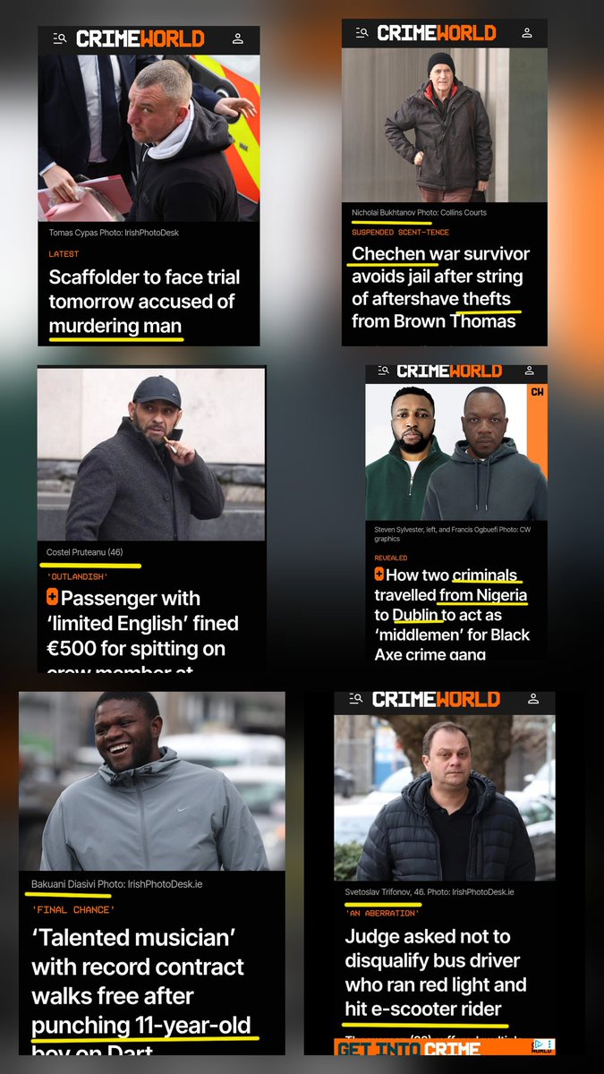 's tweet image. The cultural enrichment continues.
A cultural melting pot of crime.
#IrelandisFull 
#migrantcrime