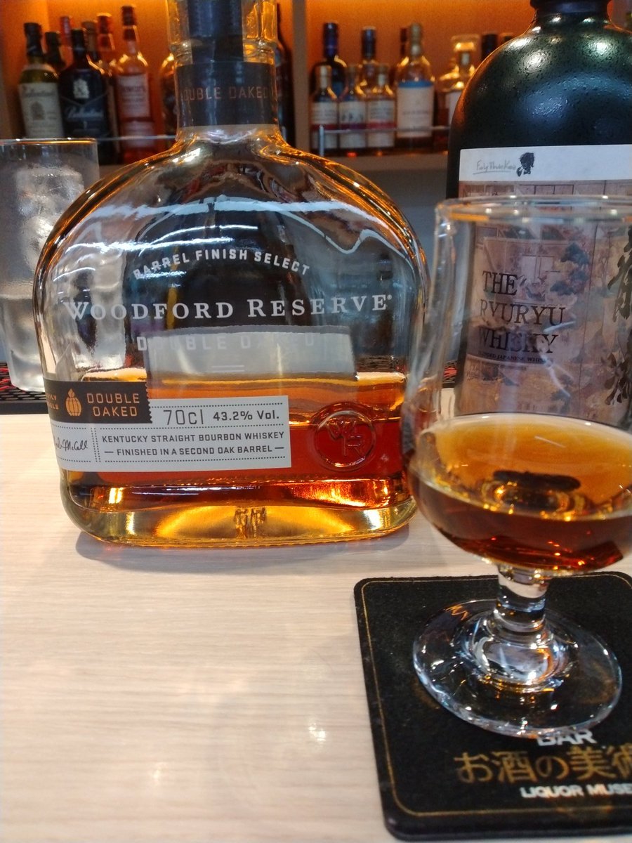 ウッドフォードリザーブダブルオークドです🤗久しぶりー。