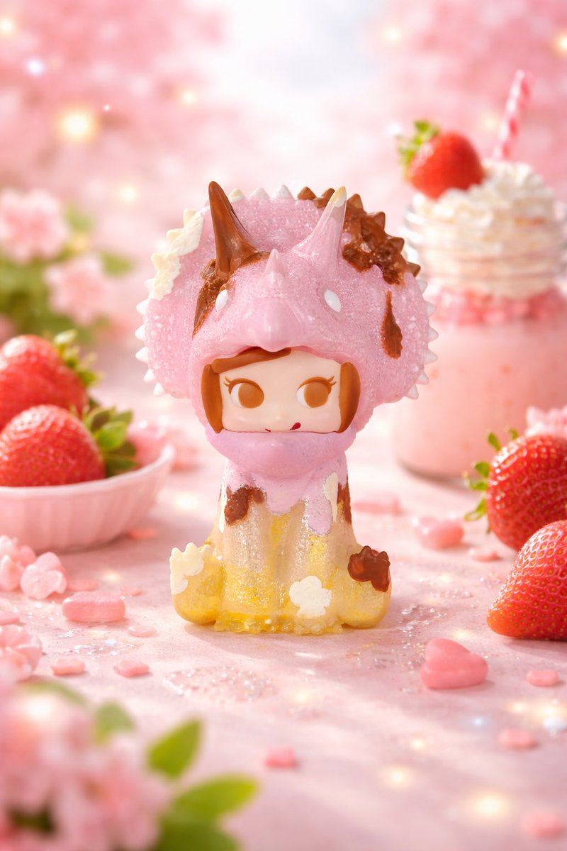 🌸シカフェス販売物その⑦🌸 🍫CUTIE トリケラ one-off いちごチョコ