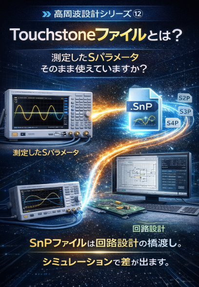 TMTM933407's tweet photo. 🔷高周波設計シリーズ⑫

Touchstoneファイルとは？

測定したSパラメータ
そのまま使えていますか？

SnPファイルは回路設計の橋渡し。

シミュレーションで差が出ます。

👇
https://t.co/yyhpslakgF

#Sパラメータ #Touchstone https://t.co/aPkUpribrz