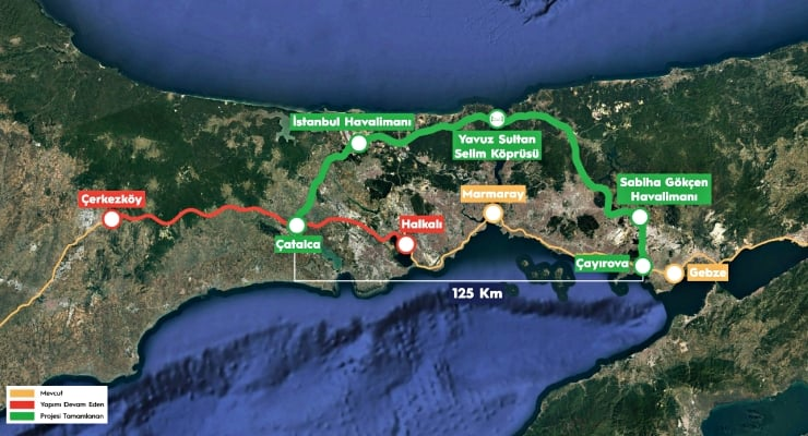 OnderAlgedik's tweet photo. 📌Çayırova-Çatalca arasında tren hattı varken;
📌Bir de kuzeye çıkıp geri güneye inen raylı hat yapılması;
📌bunun için 6 milyar 750 milyon dolar borç alıp;
📌yılllık yüzde 7-8 faizle geri ödenmesi..
bir tek bize mi koyuyor?

Neden ülkede karşı çıkan bir siyasi tartışma yok! https://t.co/JWwznBlQpm