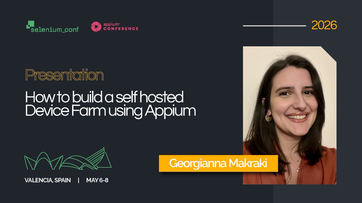 SeleniumConf tweet media